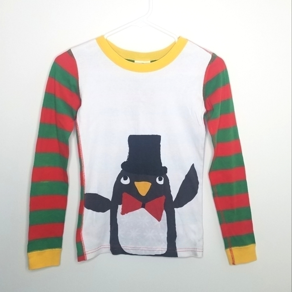 Hanna Andersson Penguin Christmas Long Sleeve Shirt 150 12